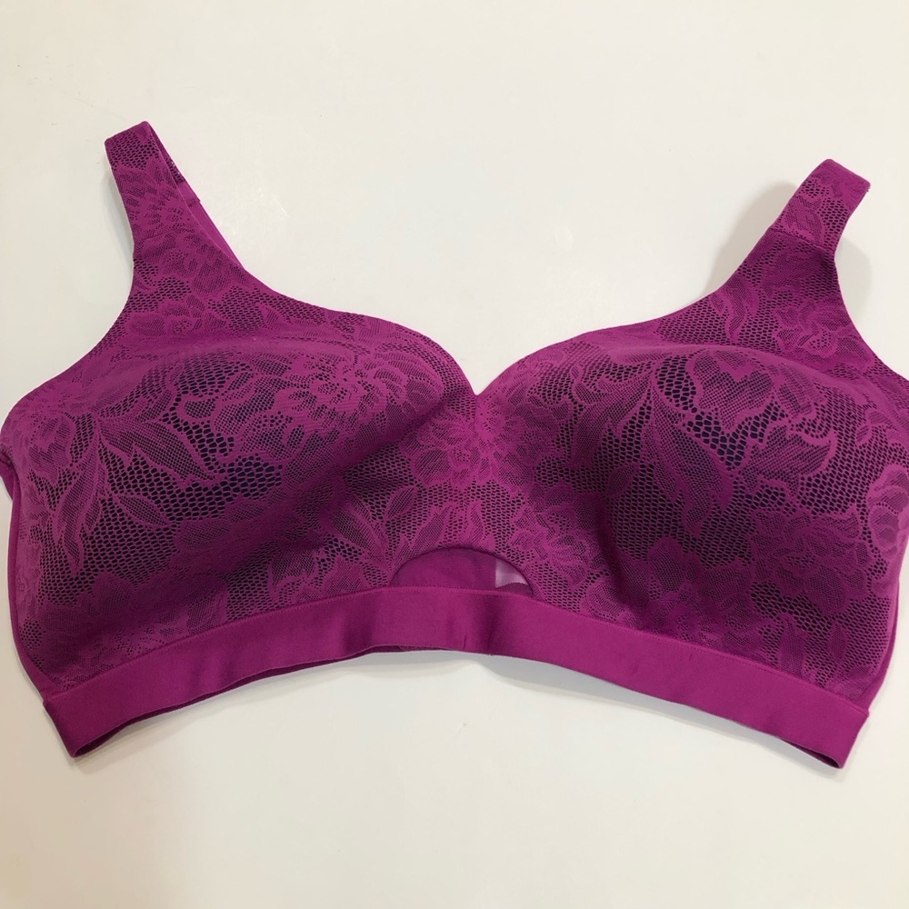 Cacique Comfort Bliss Lightly Lined No-Wire Bra With Lace